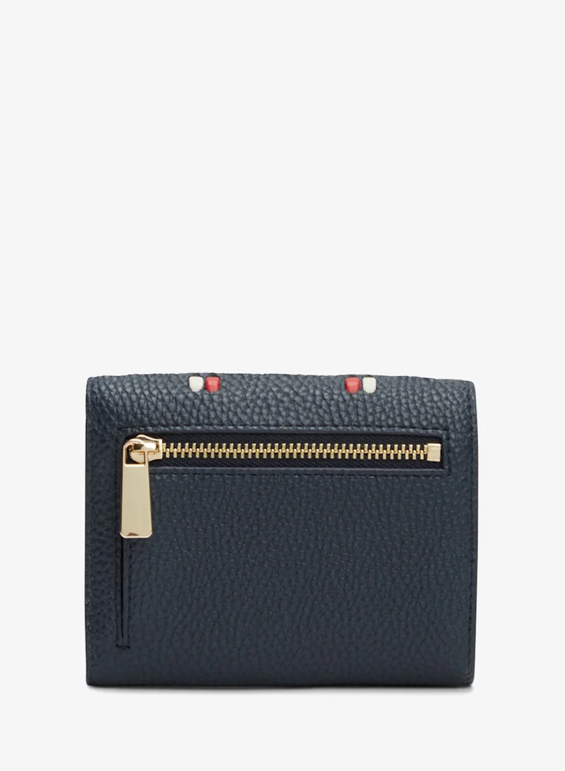 تومي هيلفيغر محفظة هيلفيجر آيكون  مونوجرام ثلاثية الطي